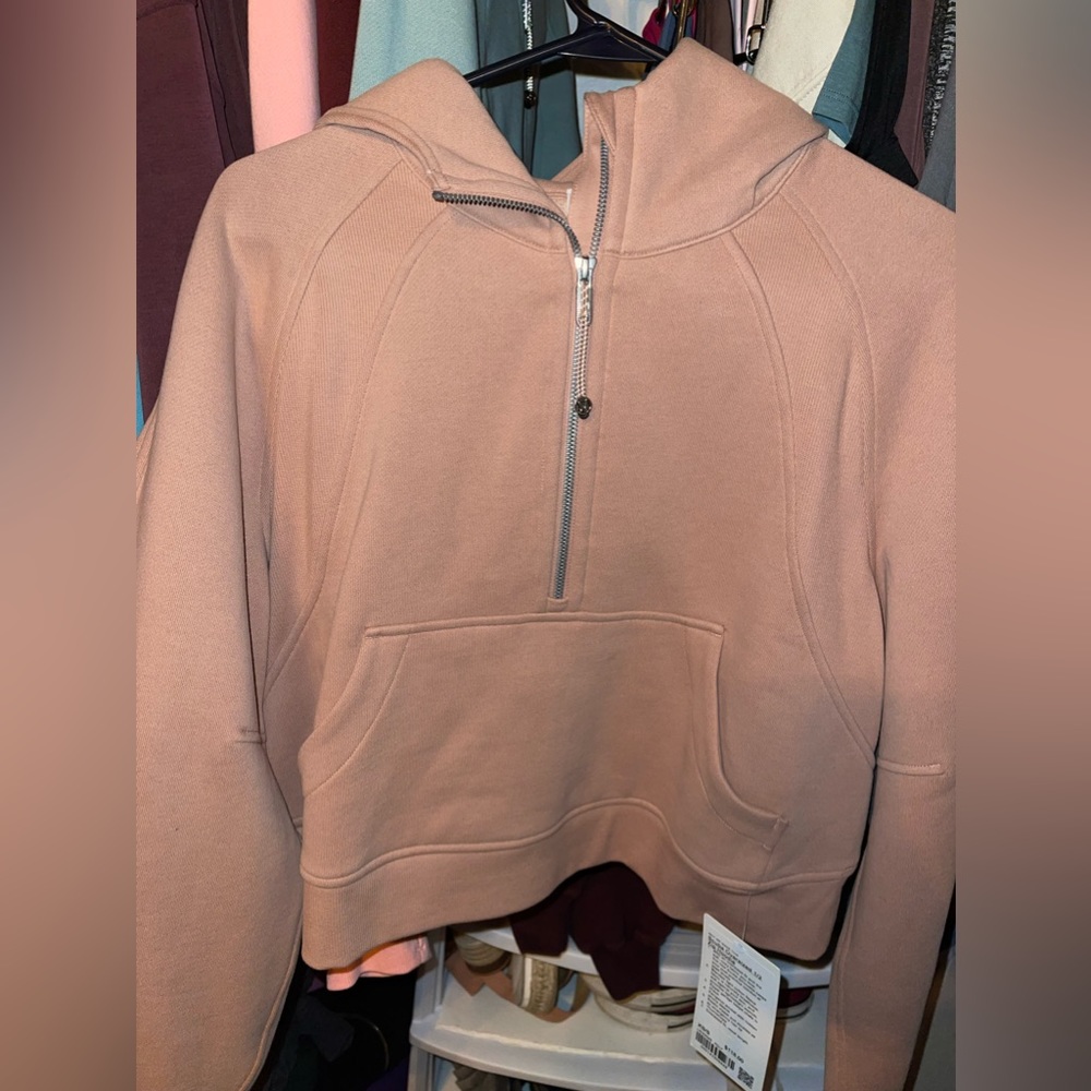 NWT Pink Clay Lululemon Oversized Scuba Hoodie